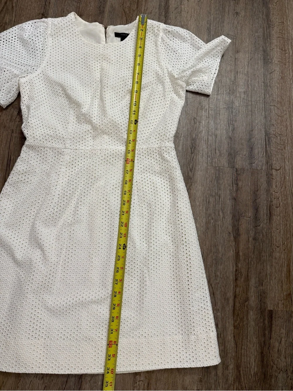 J. Crew • Cotton Eyelet Lace Mini Dress - Picture 11 of 16